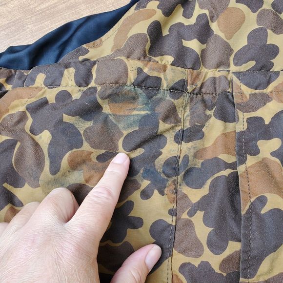 Vintage Stearns Duck Hunting Bouyant Camo Bib Overalls Pants PFD FB-7081 Mens XL - Picture 16 of 16